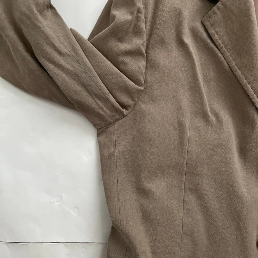 Red Valentino Tan Cotton Blazer Men Size XL/ US42/ IT52
